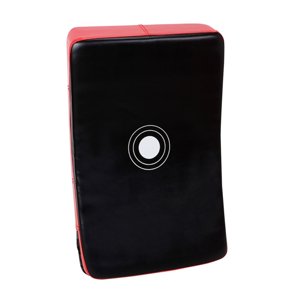 Ioensy - Muay Thai Pad Curvo Entrenamiento Mano Pad Para Practicar Muay Thai Mma Negro Rojo
