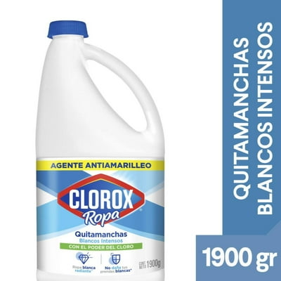 Quitamanchas Líquido Ropa Blanca Botella 1,9 L Clorox
