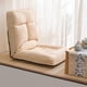 thumbnail image 5 of Sofá puff de piso reclinable gris, 5 of 7