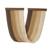 Bothyi - Decoración De Pared De Macramé Hecha A Mano Tapiz Arte De Pared Para El Hogar Sala De Estar Apartamento Marrón