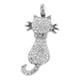 thumbnail image 2 of Cremación Conmemorativa Pendiente De La Urna De Las Cenizas De La Forma Del Gato Del Animal Doméstico Del Cristal Del Acero Inoxidable, 2 of 5