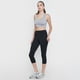thumbnail image 4 of Calza Mujer Deportiva Crop Negro Corona, 4 of 5