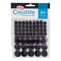 Velcro Circular Adhesivo Negro 69 Unid. Creative