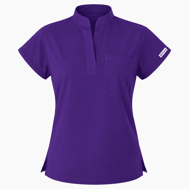 Delantal Mujer Anti fluidos Amapola. Morado - Art. AMAPOLA-4-A
