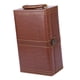 thumbnail image 5 of Caja De Vino De Cuero PU Estilo Vintage Para Celebraciones Año Nuevo Aniversario Doble Ranura, 5 of 5