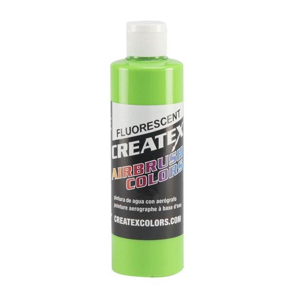Pintura Createx Colors para aerógrafo verde fluorescente 240 mL
