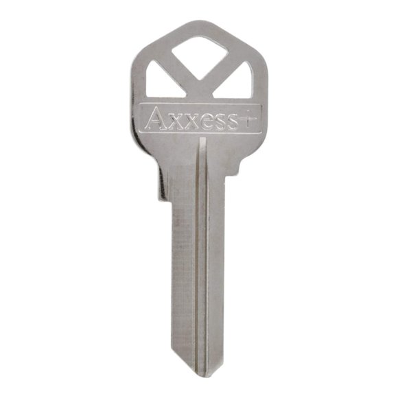 Candado Kwikset de seis pines de The Hillman Group con llave en blanco