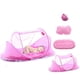 thumbnail image 1 of Mosquitera para cuna de bebé, cama plegable portátil, cuna de viaje de verano con mosquitera, cuna para bebé recién nacido, 1 of 7