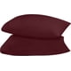 thumbnail image 5 of Pack de 2 fundas de almohada Utopia Bedding Queen, color burdeos, 50 x 75 cm, 5 of 7