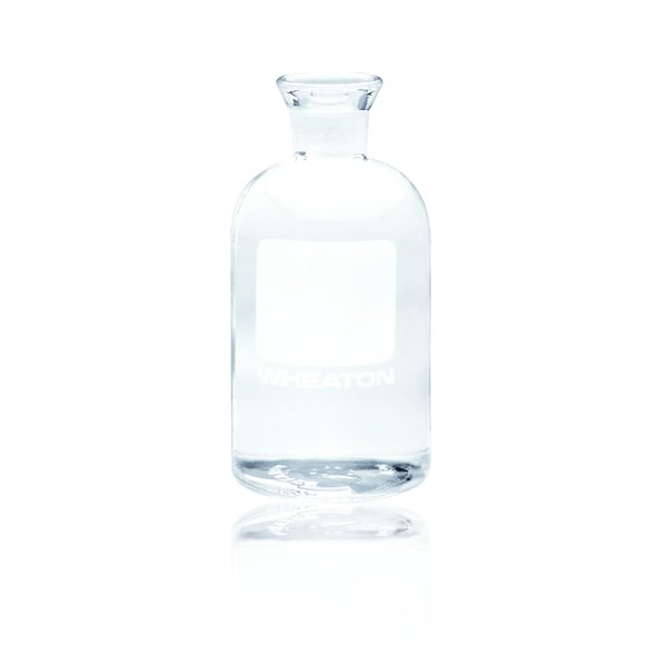 Botella Wheaton 300 ml de vidrio borosilicato, paquete de 24