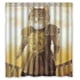 thumbnail image 1 of Cortina de ducha de gatos, juego de cortina de baño con ganchos, tamaño 60 x 72 pulgadas, 1 of 3