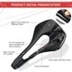 thumbnail image 5 of Sillín de bicicleta KOOTU Road Bike Comfort impermeable para hombre, 5 of 7