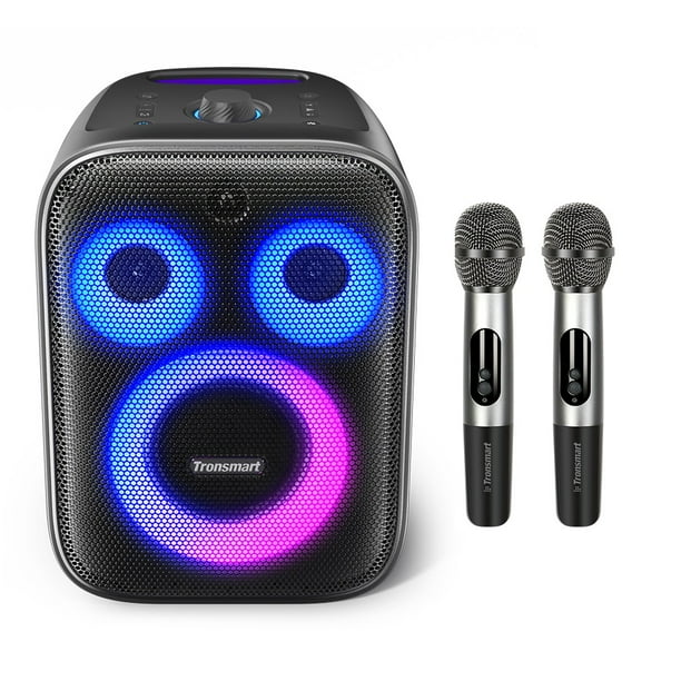 Parlante Bluetooth Karaoke Tronsmart Halo 200 120W 15000 mAh con 2  Micrófonos Inalámbricos | Lider