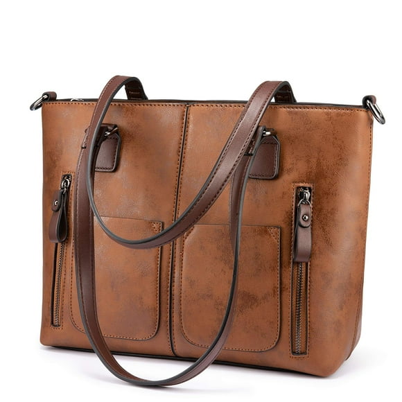Bolso LOVEVOOK Monederos para mujer, cuero vintage, marrón