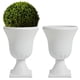 thumbnail image 1 of Urnas de plástico blancas Planter Worth, paquete de 2 unidades, 56 cm de alto, 1 of 7