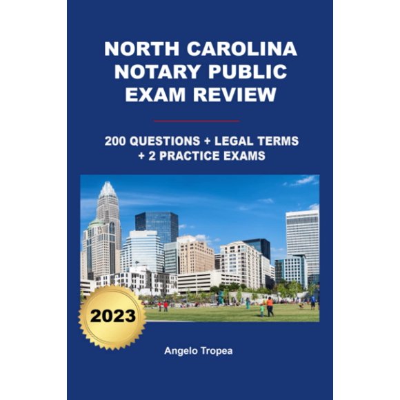 Libro de Revisión del Examen de Notario de Carolina del Norte (Publicación Independiente)