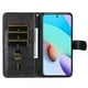 thumbnail image 5 of Funda con Cremallera para Xiaomi Redmi 10 4G, Carcasa Cartera de Cuero PU con Soporte y Tarjetero, 5 of 6
