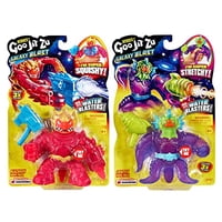 Heroes Of Goo Jit Zu Galaxy Hero 2 Pack. Blazagon Y Orbitox Con Todos Los Nuevos Blasters