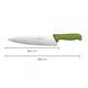 thumbnail image 3 of Cuchillo Medio Golpe Verde Hoja De 25,4 Cms., 3 of 3