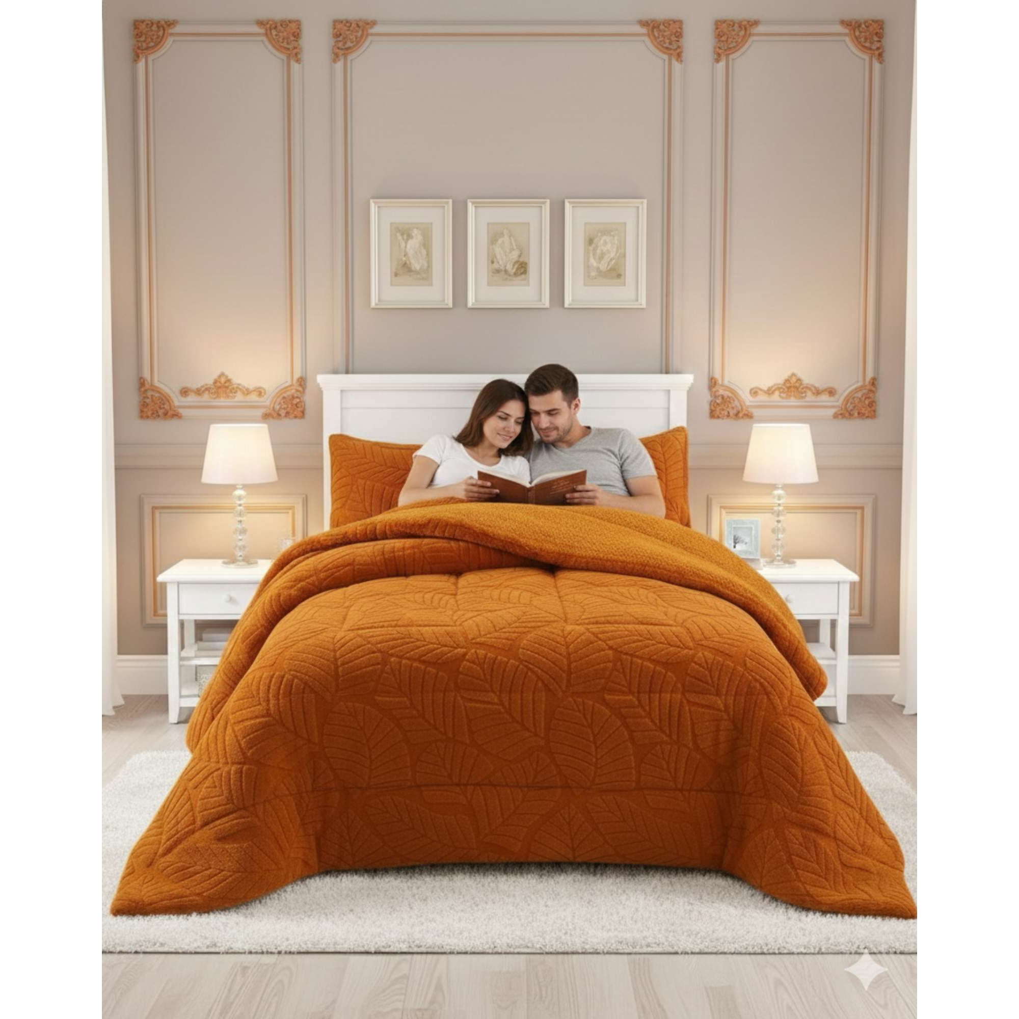Mylhogar - Cubrecama De Invierno Premium Con Chiporro King