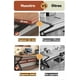 thumbnail image 4 of Escritorio De Madera Diseño K Snow 140cm LuBabycas, 4 of 8