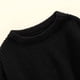thumbnail image 3 of Niño Niño Bebé Niñas Niños Tejido a punto Suéter Jersey Cuello Redondo Sudadera Manga Larga Camisas Caliente Otoño Invierno Tops (Negro, 9-12 mesess), 3 of 7