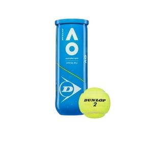 Tarro De Pelotas De Tenis Dunlop Australian Open Ao X3