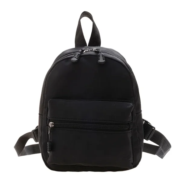 Nylon Backpack Preppy Mini School Bags for Girls Cute Small Travel Women Backpack Waterproof Solid Casual Knapsack Rucksack New