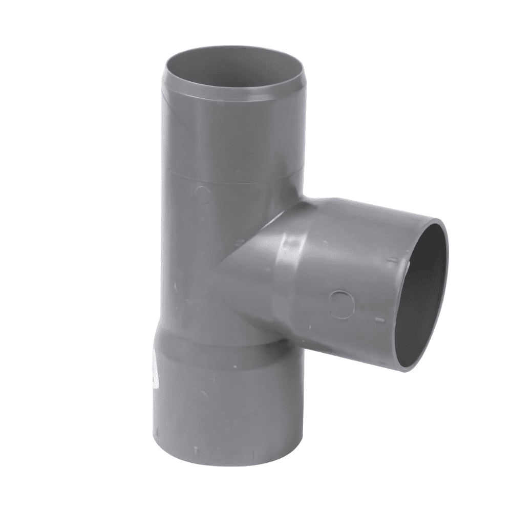 Genérico - Tee Pvc Sanitaria Gris Cem/cem/cem 40mm