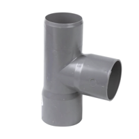 Genérico - Tee Pvc Sanitaria Gris Cem/Cem/Cem 40Mm