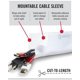 thumbnail image 2 of Funda de gestión de cables VELCRO, para montar en la marca VELCRO, 30 cm, color blanco, paquete de 2, 2 of 9