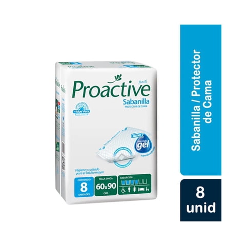 Maxcare - Sabanilla Protector De Cama Proactive 8 Unid
