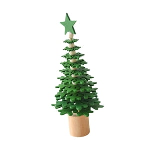 Bothyi - Adorno De Árbol De Navidad De Mesa Para Regalo De Invierno, Adorno Para Árbol De Navidad Para Vacaciones, Oficina, Boda, Color Verde