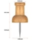 thumbnail image 2 of Alfileres de madera Dorbetar, 40 unidades, para tablero de corcho decorativo, 2 of 8