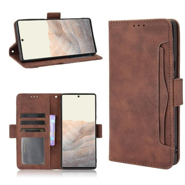 Funda Tipo Billetera FOXDOCK para Google Pixel 6 Pro 5G – Tapa Flip con Tarjetero