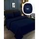 thumbnail image 4 of Juego De Sabanas De 500 Hilos 2 Plazas Color Azul Oscuro, 4 of 4