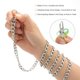 thumbnail image 3 of Cadena para bolso RAPUDA 39 cm/60 cm/80 cm/120 cm plateada – Pack de 4, 3 of 7