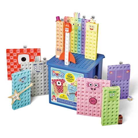 Conjunto De Actividades Cubos Hand2Mind Numberblocks Heroes