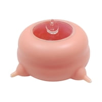 Magideal - Alimentación De Leche Portátil Para Mascotas, 3 Boquillas Alimentador De Cachorros Recién Nacidos, Tazón De Leche De Silicona Para Animales Pequeños,