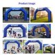 thumbnail image 5 of Arco inflable SAYOK 6 m azul con soplador y estacas, 5 of 7