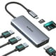 thumbnail image 1 of Adaptador USB C Hub HODO 6 en 1 con HDMI 4K, USB 3.0, SD/TF para MacBook, 1 of 3