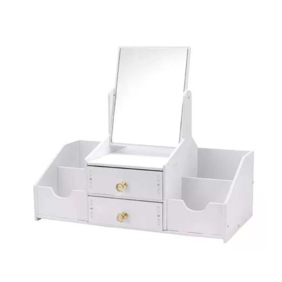 Click Ventas - Organizador Cajón Maquillaje Con Espejo Rectangular Repisas