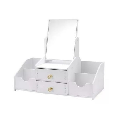 Organizador Cajón Maquillaje Con Espejo Rectangular Repisas