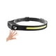 thumbnail image 1 of Luz Linterna Cintillo Cabeza 1 Tira Led Doble Sensor Recargable USB Potente COB Minera Frontal Para Minero Camping, 1 of 3