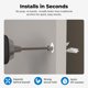 thumbnail image 3 of Anclajes Qualihome autoperforantes para drywall, 75 lb, 3 of 3