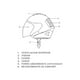thumbnail image 5 of Casco Full Face Bx510 Talla L Color Flat Black Certificado ECE negro Tamaño Único, 5 of 6