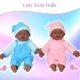 thumbnail image 2 of Muñecas Gemelas Colección The New York Doll Afroamericanas, 2 of 8