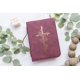 thumbnail image 2 of Funda para Biblia LANDORA & LEAF Burdeos con Cruz Dorada, 2 of 6