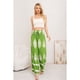 thumbnail image 2 of Pantalon Mujer Palazzo Tipo Lino Pretina Alta Elasticado Diseño 3011, 2 of 3