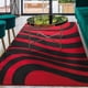 thumbnail image 2 of Alfombra Moderna 12x12 cm Polipropileno Rojo, 2 of 3